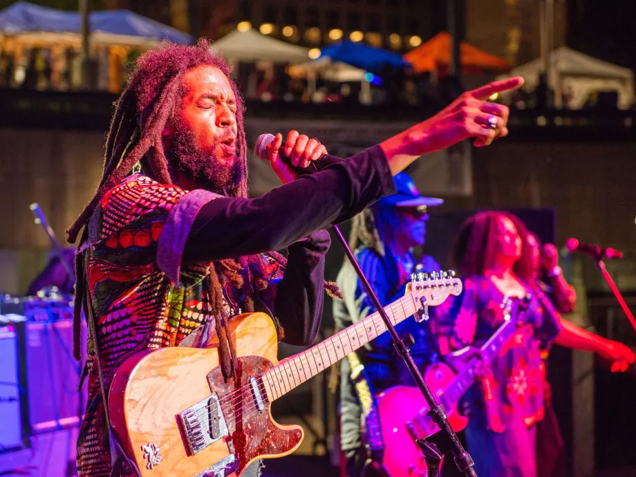 The Legendary Wailers perform at the African World Festival