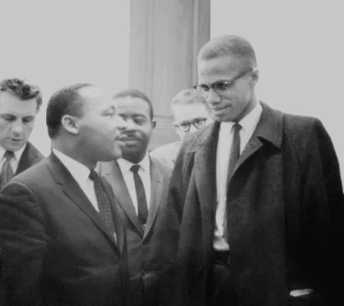 ★ Malcolm X★Holliday&Brown ネクタイ 14005176_110223-wabc-malcolm-x