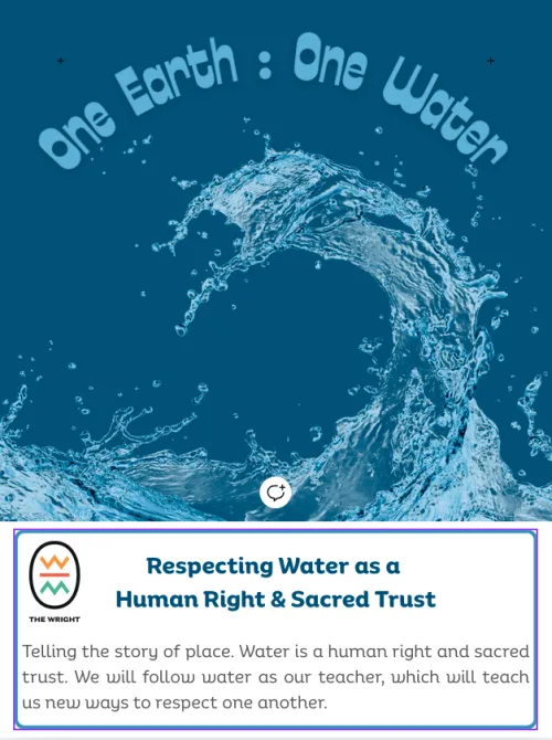 One Earth, One Water
