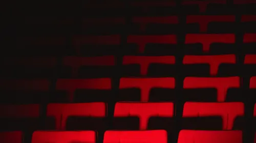 Red theater seats